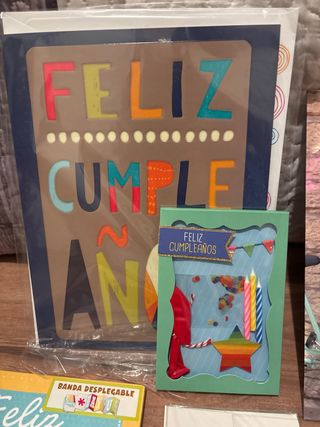 Tarjetas de Cumpleaños Variadas