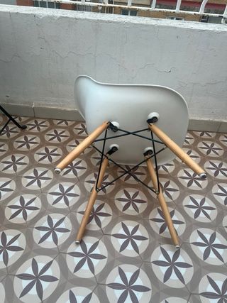 Silla Nórdica Comedor Cocina Blanca