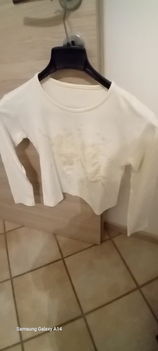 T-shirt donna cotone manica lunga