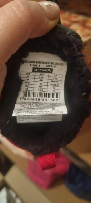 Botas de nieve Quechua impermeables talla niño 25