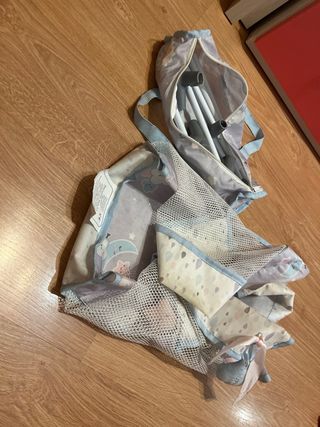 Cuna de viaje plegable para muñecos