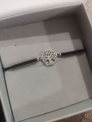 Pulsera Lotus Árbol de la Vida Plata