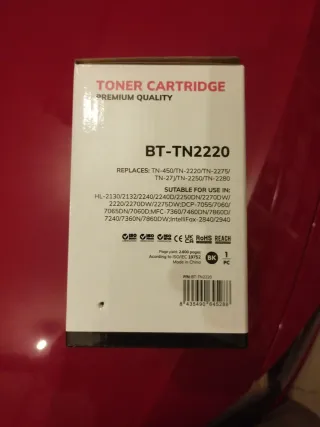 Tóner Brother compatible TN2220 Nuevo