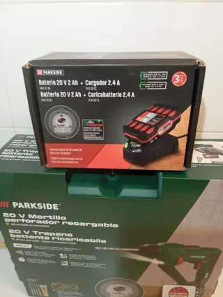 Martillo Taladro perforador parkside pack 20 v