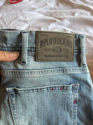 Pantalón Replay Azul