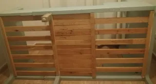 Cama infantil Ikea madera.