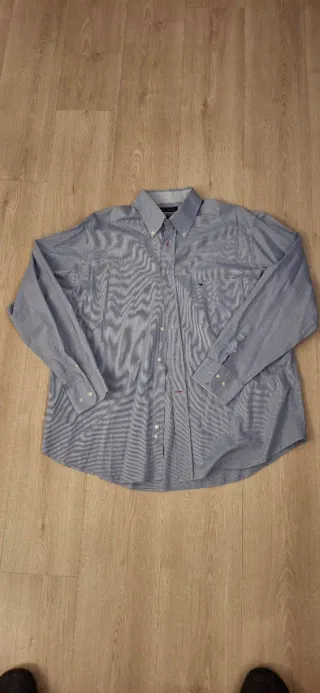 Camisa de vestir azul caballero XXL