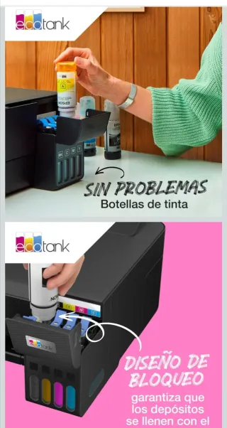 Botellas Tinta Epson EcoTank 104 Originales
