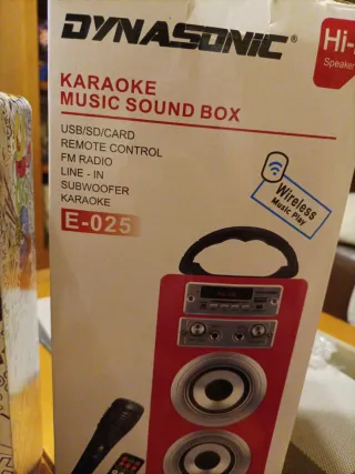 Altavoz Karaoke Dynasomic E-025.