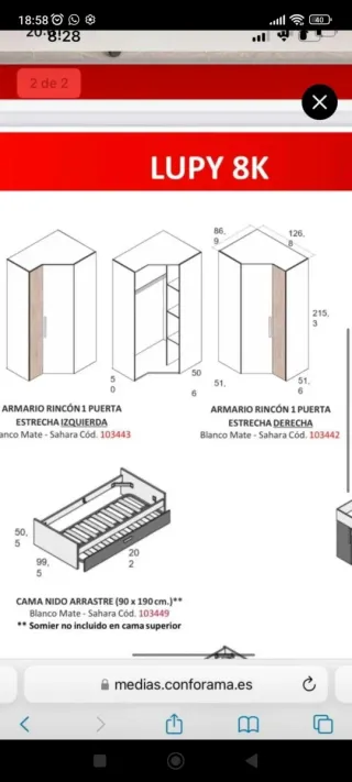 Cama infantil tren  reversible