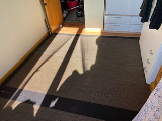 Alfombra vinilo tejido diseño liso y elegante