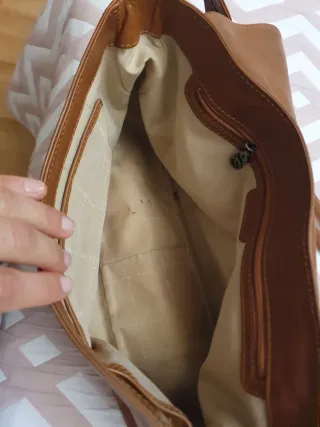 Bolso piel ESCADA SPORT marrón