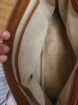 Bolso piel ESCADA SPORT marrón