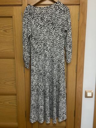 Vestido estampado leopardo