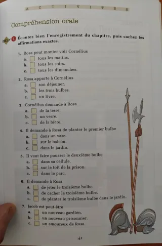 La Tulipe Noire nivel A1 básico de francés.