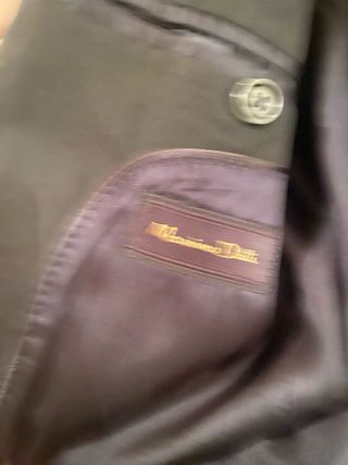 Traje Massimo Dutti Negro Talla 48