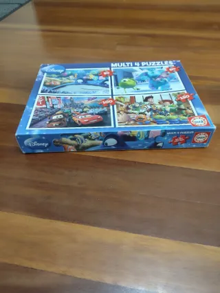Pack 4 Puzzles Disney Educa