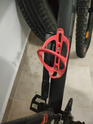 Bicicleta B-TWIN Adulto Roja