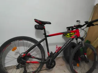 Bicicleta B-TWIN Adulto Roja