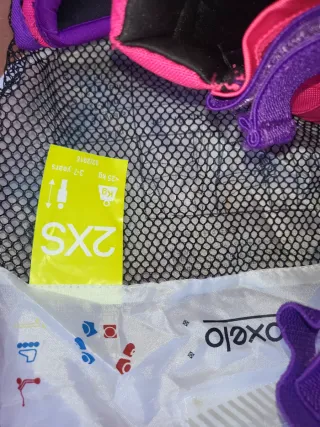 Patines y equipo de protección infantil