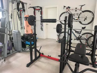 Soporte para pesas ajustable