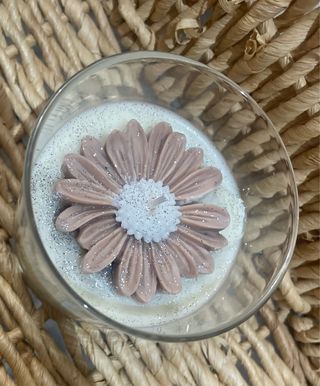 Vela aromática flor margarita