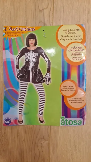 Disfraz Calavera Adulto Talla Única