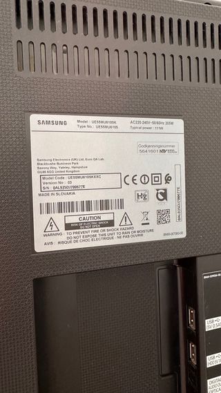 Samsung 55' 4K Smart TV