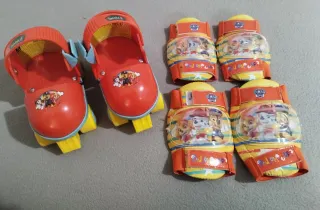 Patines y protecciones Paw Patrol