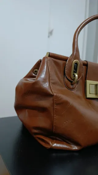 Bolso grande marrón oscuro D.Dona