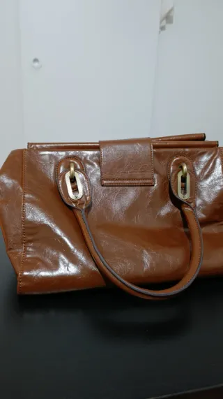 Bolso grande marrón oscuro D.Dona