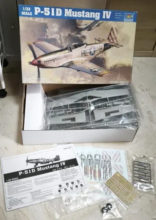 Maqueta P-51D Mustang IV 1/32 Trumpeter