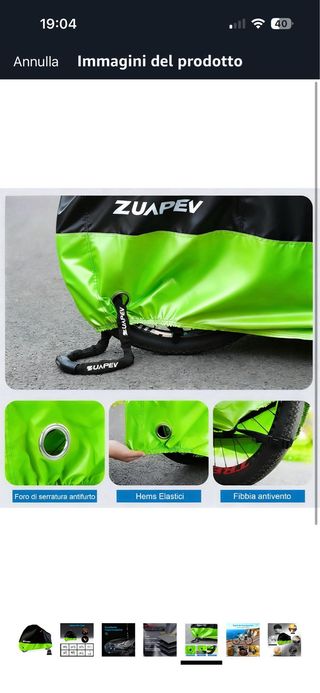 Telo copri bici ZUAPEV