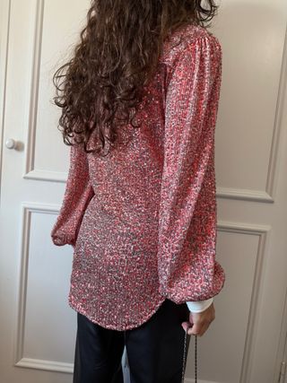 Camisa Lantejoulas Highly Preppy