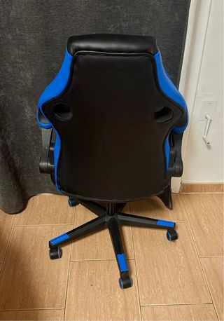 Silla Gamer Escritorio Negra y Azul