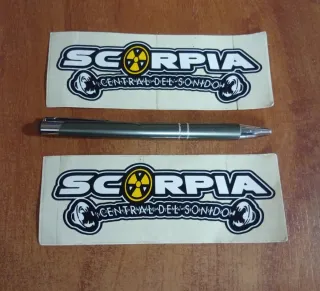 Pegatinas Scorpia Central del Sonido