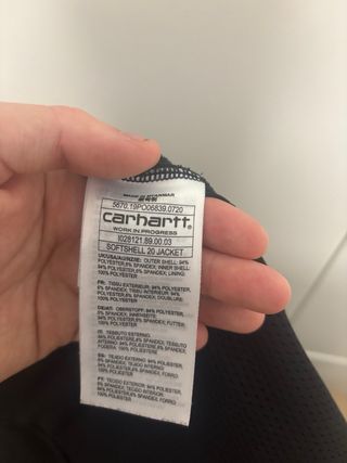 Chaqueta Carhartt Negra con Capucha