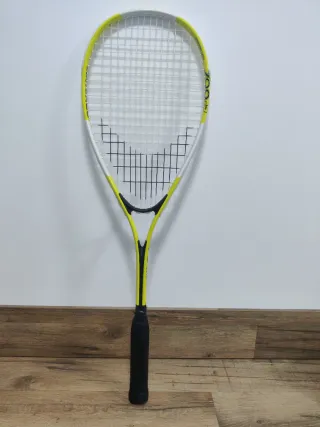 Raqueta de Squash Amarilla y Blanca