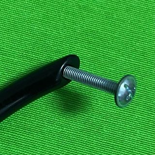 TIRADORES ARMARIO COCINA REDONDOS CURVOS NEGROS