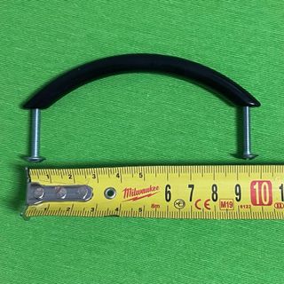 TIRADORES ARMARIO COCINA REDONDOS CURVOS NEGROS