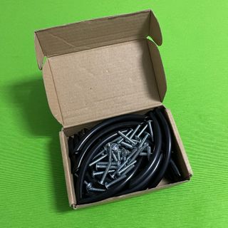 TIRADORES ARMARIO COCINA REDONDOS CURVOS NEGROS