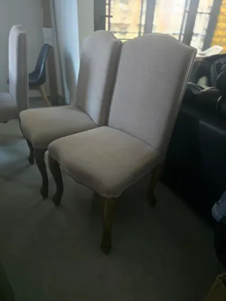 Pack 4 Sillas Comedor Tapizadas