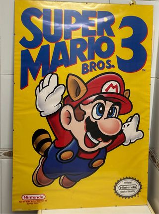 Póster Super Mario Bros 3 Nintendo