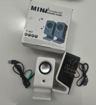 Altavoces PC USB y Jack 3.5mm