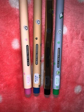 Set 4 Penne Cancellabili Paw Patrol