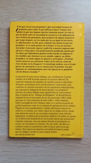 Diálogos sobre la culminación de los tiempos...