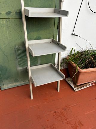 Estantería Escalera Gris