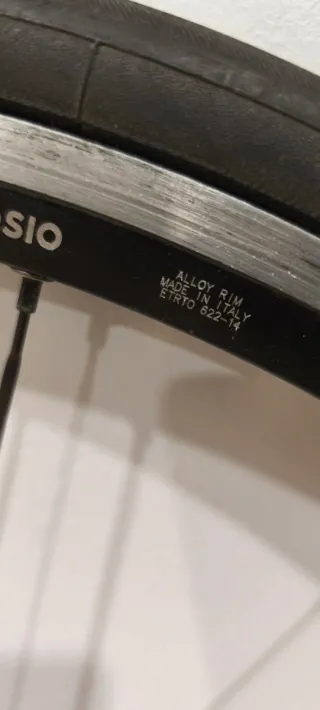 Ruedas Colnago Ambrosio con cubierta Michelin