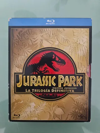 Jurassic Park y World DVD y BLU-RAY