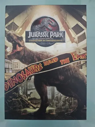 Jurassic Park y World DVD y BLU-RAY